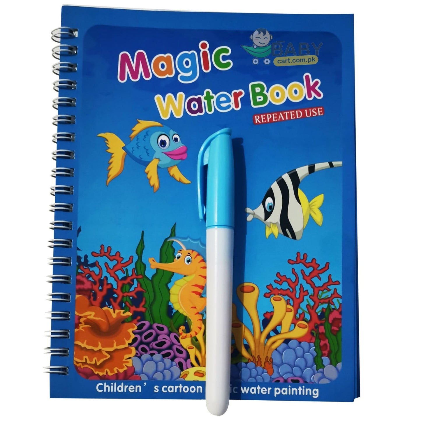 🌈 Magic Water Book for Kids - Reusable Fun Coloring Book 🎨✨