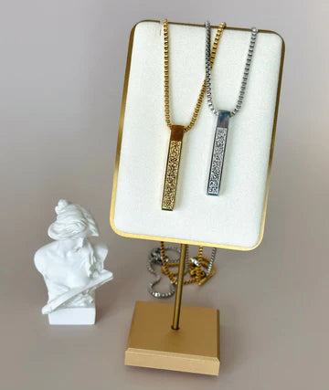 Aytul Kursi Vertical Bar Necklace